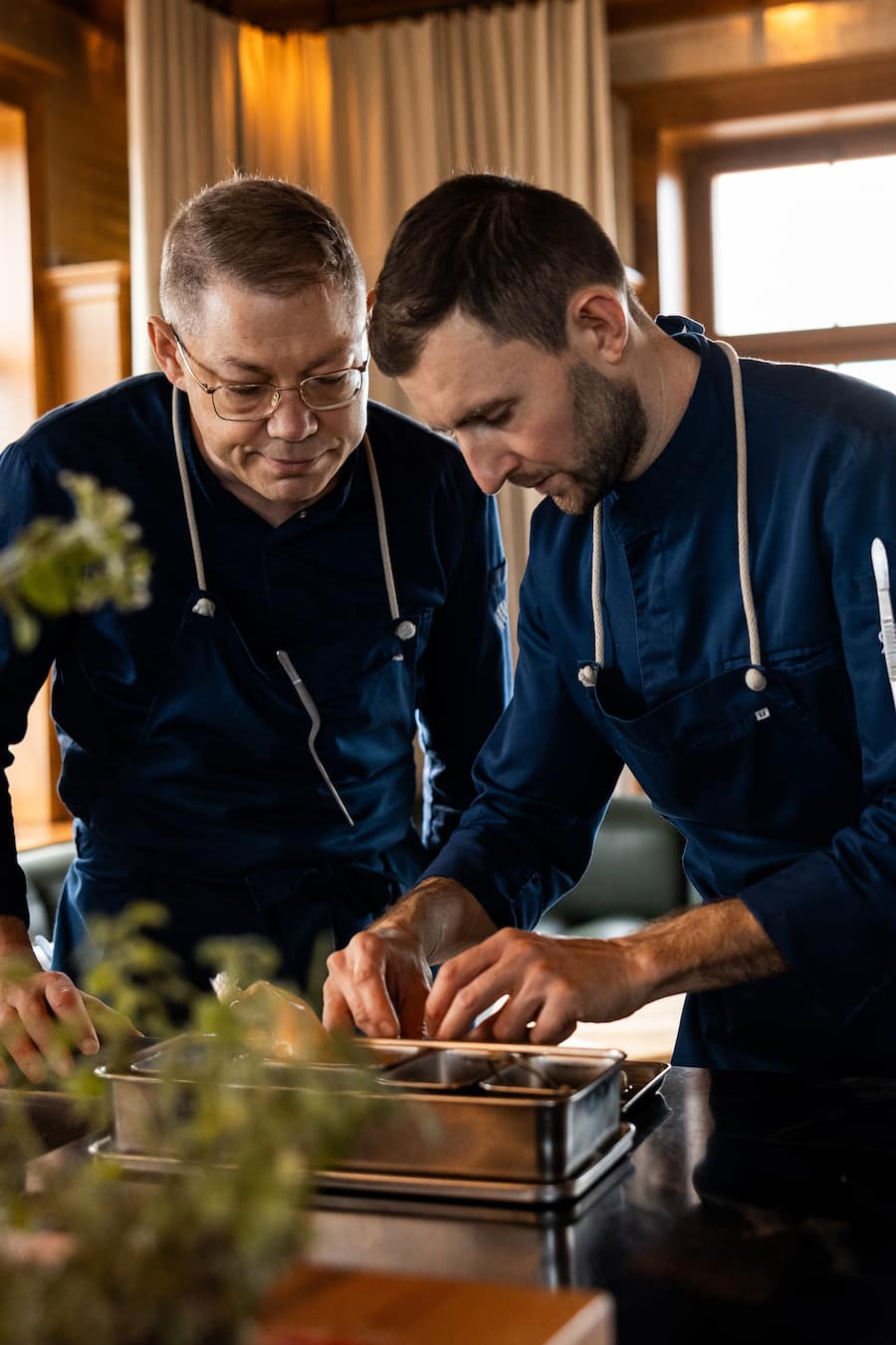 21.12.2024, Freidorf TG, Mammerstsberg, Schnapp kocht mit bei Silvio Germann (photo by Rémy Steiner for Gault Millau)