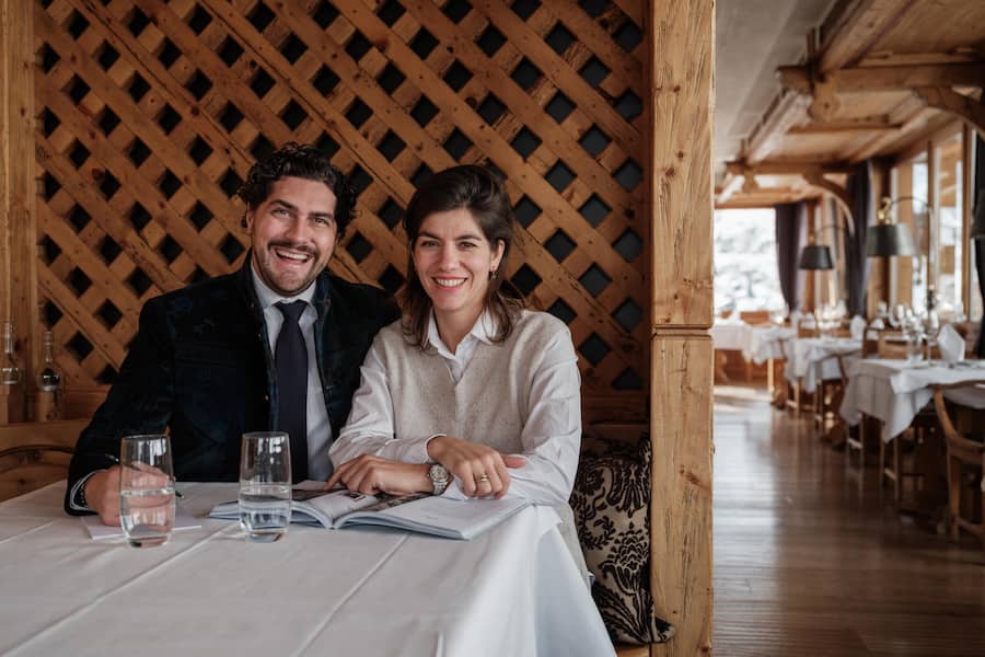 Sebastian Metry, Hotelier dritter Generation führt das Schönegg zusammen mit Partnerin, Line Février.