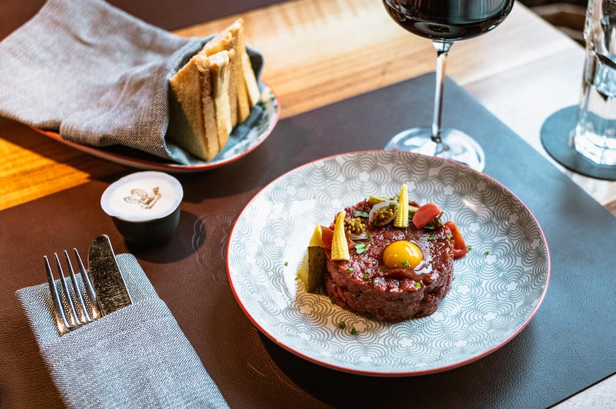 Die besten Beef Tatar - Zürich - im August Hotel Widder in Zürich - Rennweg