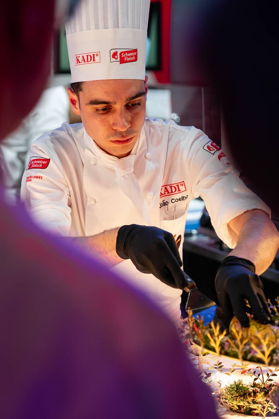 Goldener Koch 2025 Finale - Kursaal Bern - Finalisten: Mirco Kristal, Elodie Schenk, Urs Koller, Joao Coelho, Olivier Hofer - Februar 2025 - Copyright Olivia Pulver