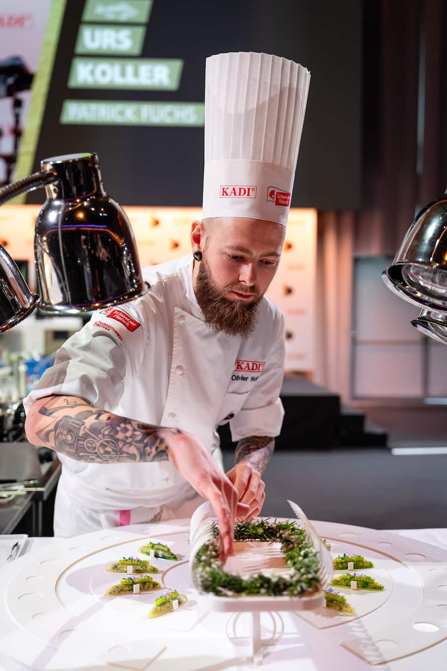 Goldener Koch 2025 Finale - Kursaal Bern - Finalisten: Mirco Kristal, Elodie Schenk, Urs Koller, Joao Coelho, Olivier Hofer - Februar 2025 - Copyright Olivia Pulver
