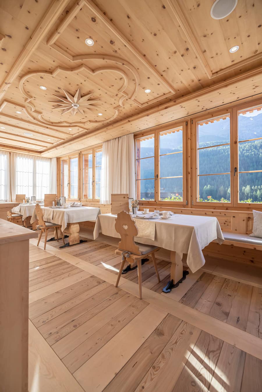 Frühstücksbuffet in La Stüvetta im IN LAIN HotelÂ