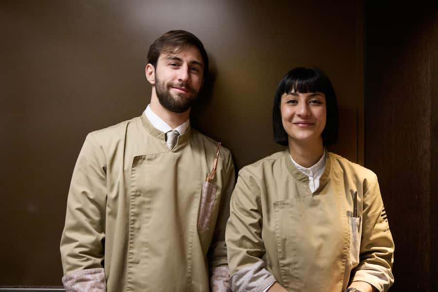 Personen: Lola Stoppa und Daniele Pocchiari Japanisches Restaurant Mikamo im Mandarin Oriental, Dirk Hany, Luzern,Â