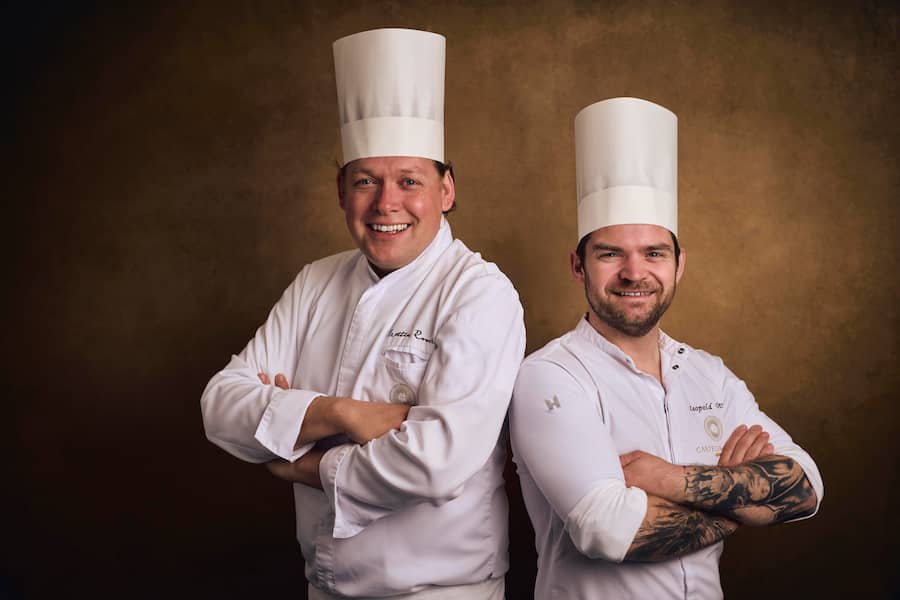 Zwei Chefs fürs «Castello del Sole» in Ascona: Mattias Roock (l.) und Leopold Ott. Zwei Freunde, ein Team.