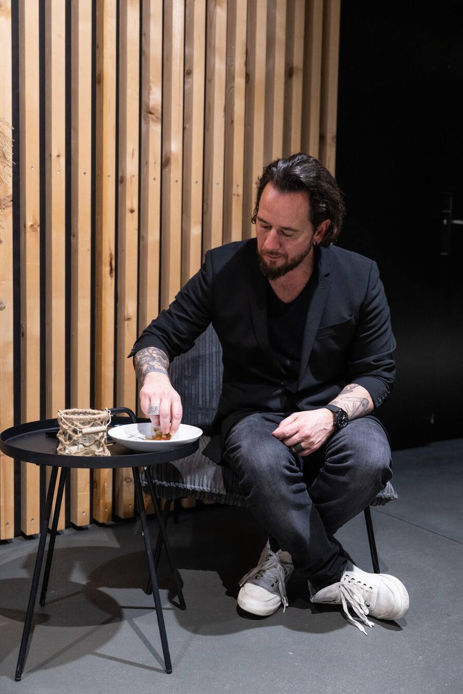 Trauffer im Alfred's Hofstetten bei Brienz am Tier & Traube Event