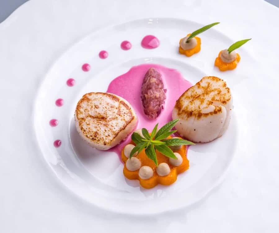 Georges Blanc Saint Jacques, Butternut Châtaignes