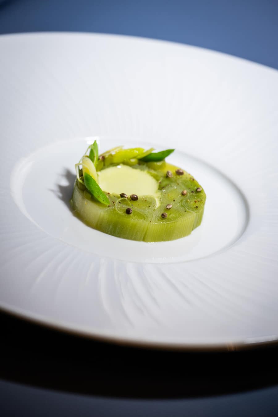 Hanf(öl) am Lauch! Eine verblüffende Vorspeise.