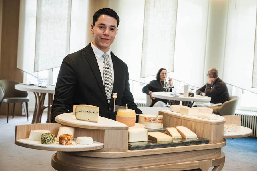 Käsewagen aus dem Jura, der ganze Stolz von «Cheese Man» Luiz Vuillemin.