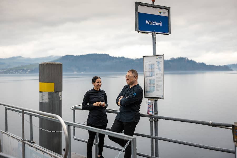 12.03.2025, Walchwil, Restaurant Sternen, Noémie Bernard, Schnapp kocht mit (photo by Remy Steiner for Gault Millau)