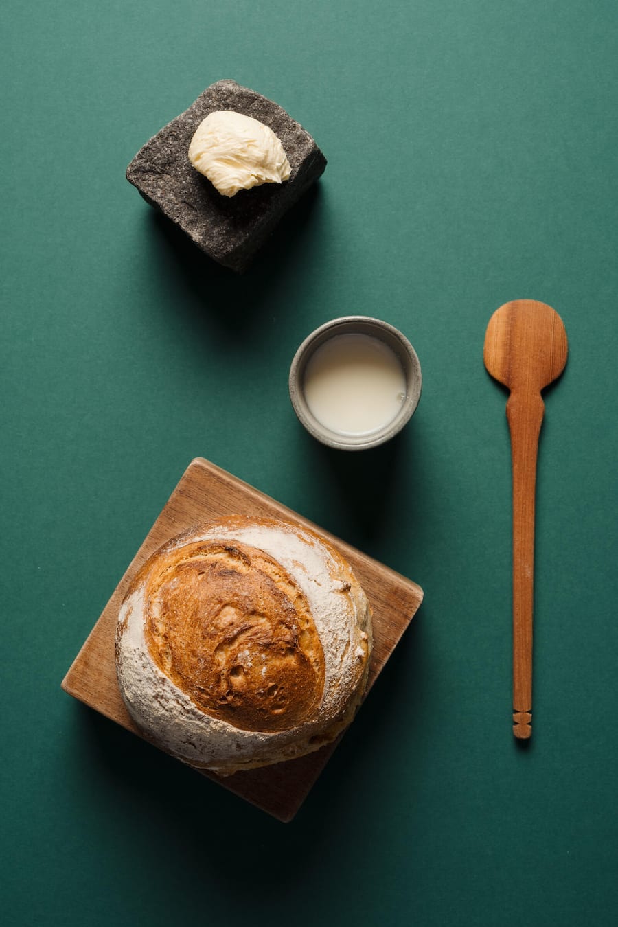 Sauerteigbrot, Butter, Buttermilch - Rechberg 1837 Zuerich - Maerz 2025 - Copyright Olivia Pulver