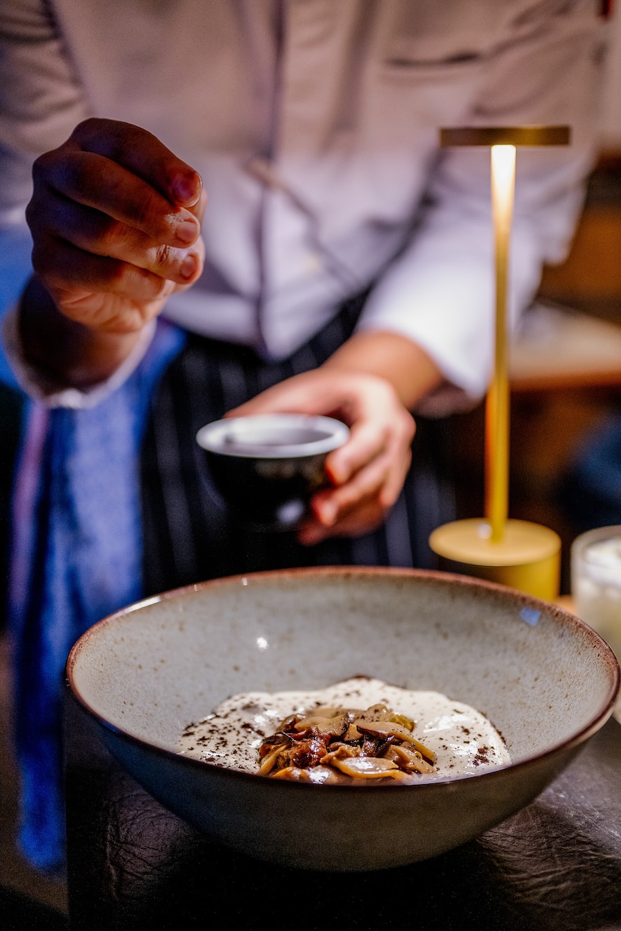 Saint-Jean Nyon pâtes fraîches taleggio et café
