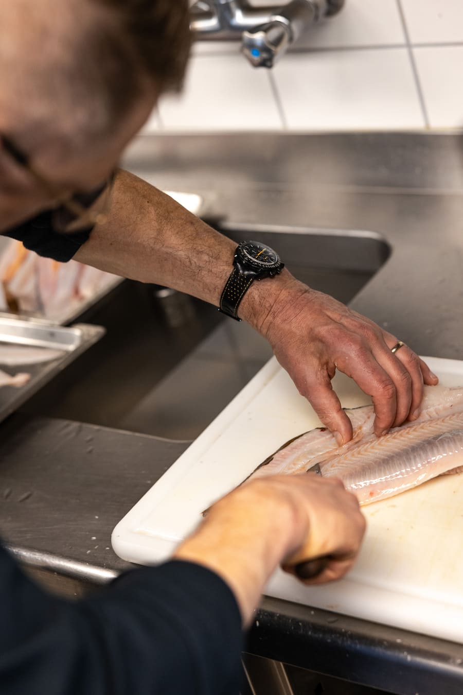 12.03.2025, Walchwil, Restaurant Sternen, Noémie Bernard, Schnapp kocht mit (photo by Remy Steiner for Gault Millau)