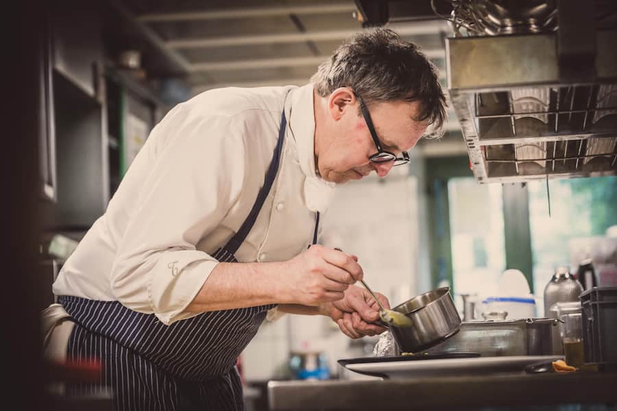 Thomas Huber, Krone Sihlbrugg, kocht Gitzi 2023