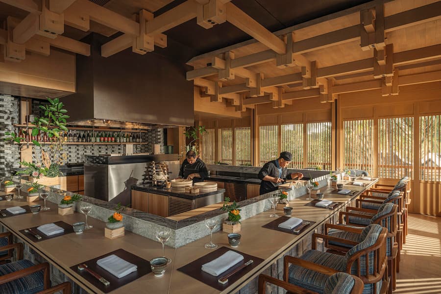 Das «Nayuu» ist das Signature Restaurant. Seafood wird vom Toyosu-Markt in Tokio eingeflogen.