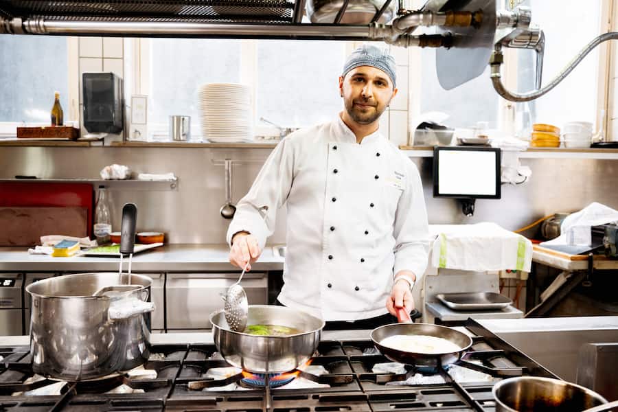 Der Ravioli-Mann bei den Ferlins: Avdi Llabjanaj.