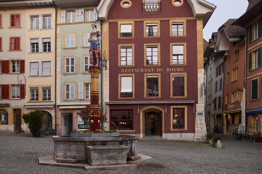 Pop-Up im Du Bourg Biel, BE, 03/2025 Thema: Friedrich Dürrenmatt