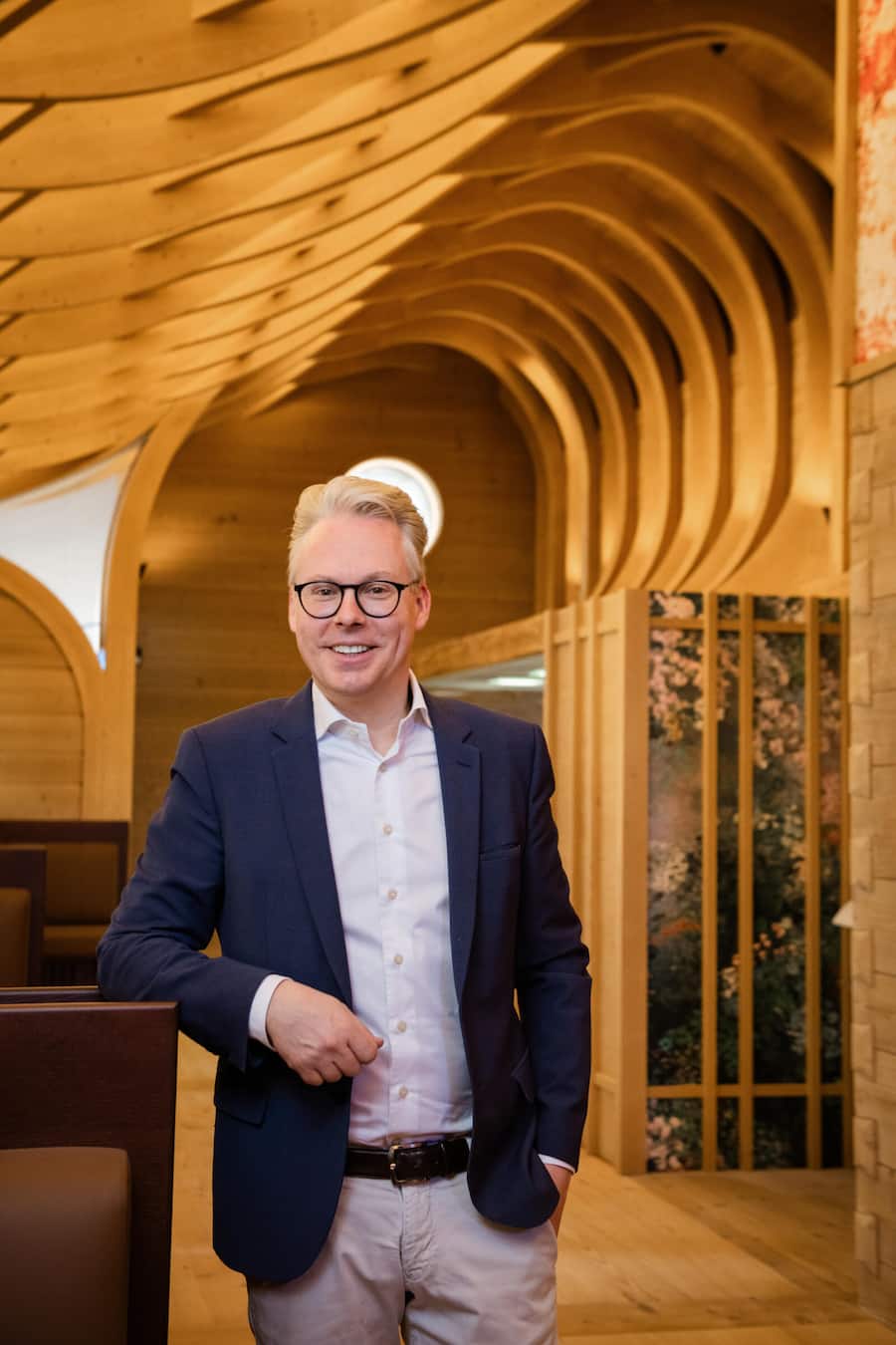 Jan Schoch, Eigentümer und Investor vom Appenzeller Huus, eröffnet bald das «Huus Quell» Flaggschiff des Konzepts A Lifestyle Wellness Community, 4. April 20205