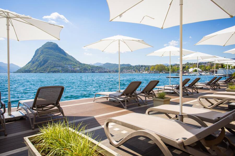 Lido Club - Private Terrasse am See