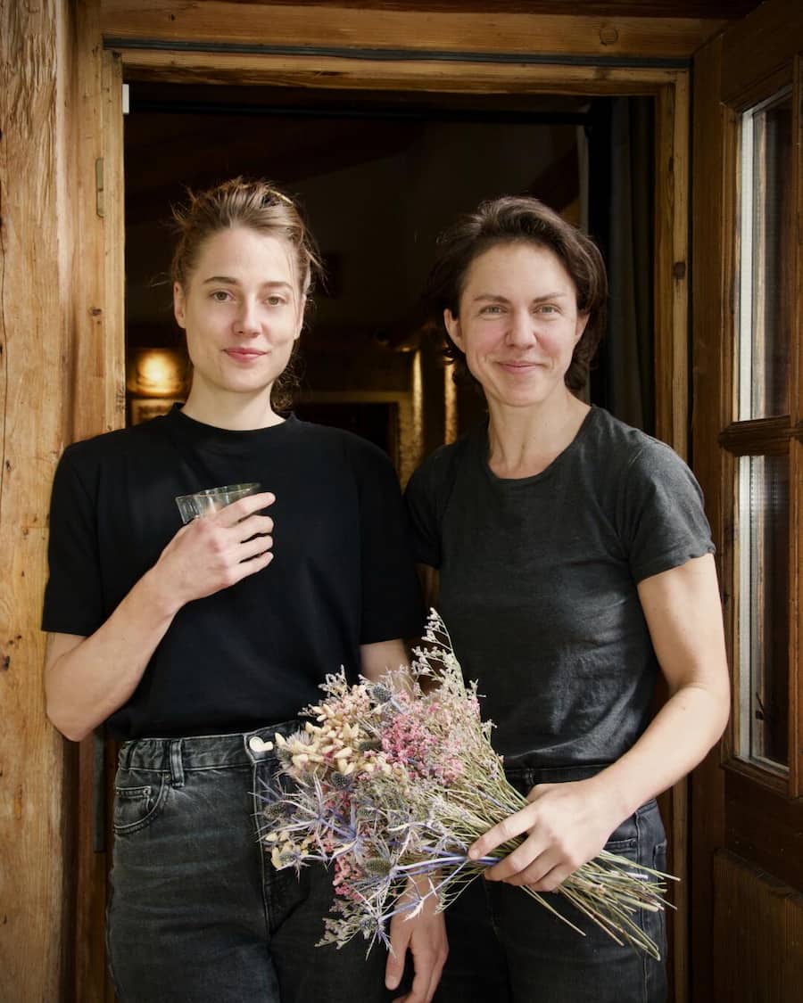 Orianne Weber et Lisa Stucki les Avants Cergniaulaz