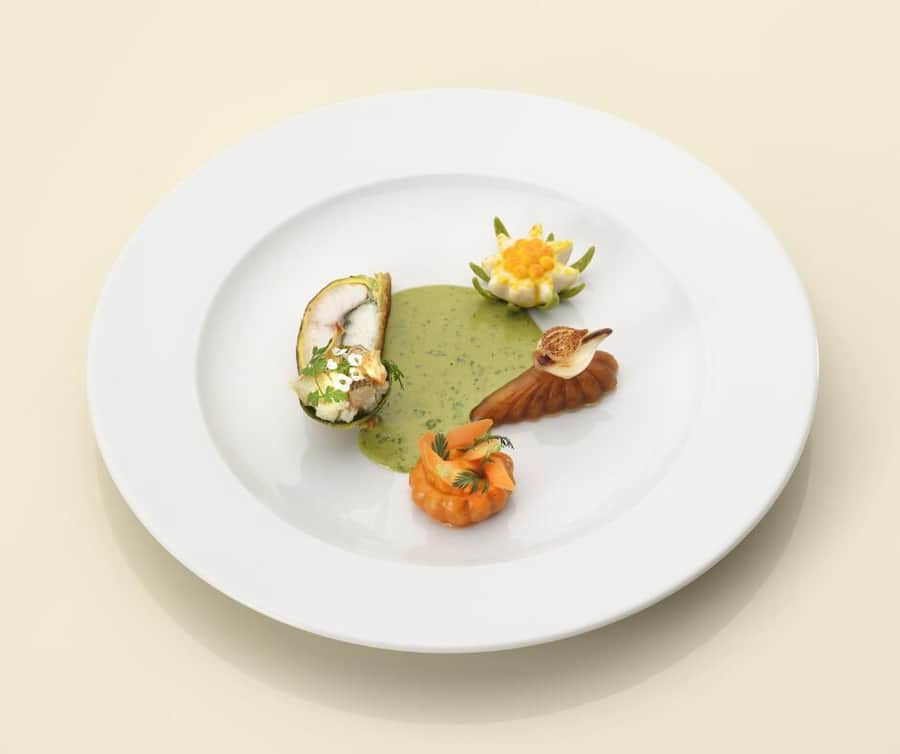 Plat de poisson Joao Coelho cuisinier d'or