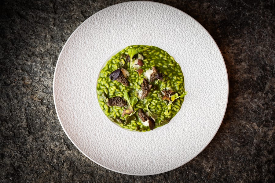 Principe Leopoldo 2025: Christian Moreschi kocht Risotto Orsini, Olivenöl-Schaum