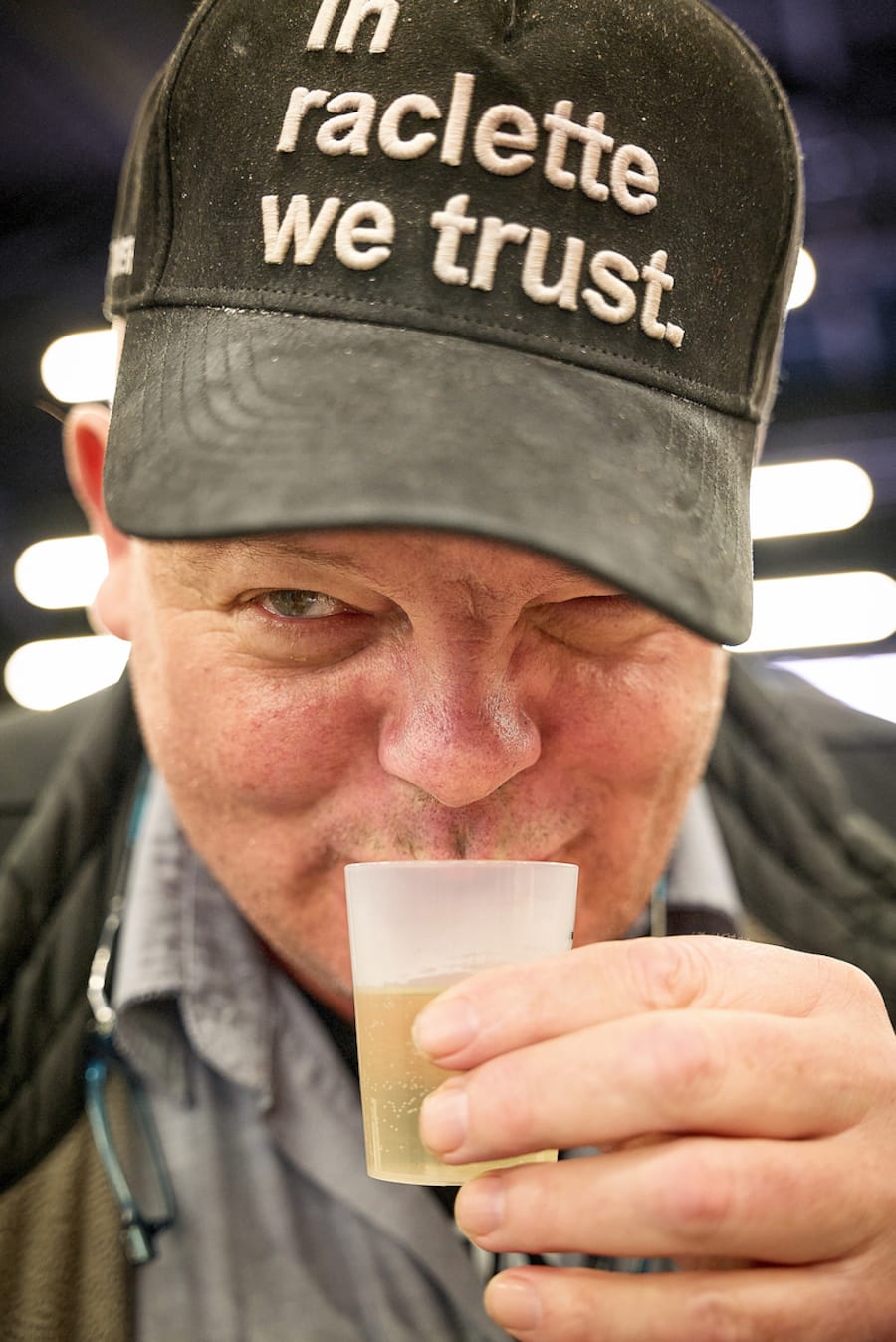 Martigny, le 5 avril 2025record mondial de la Raclette en présence de Eddy Baillifard ambassadeur du raclette AOP Valais © sedrik nemeth