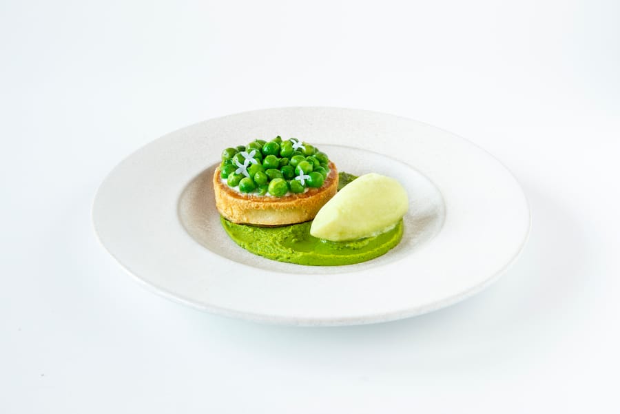 Tartelette aux petits pois Cergniaulaz