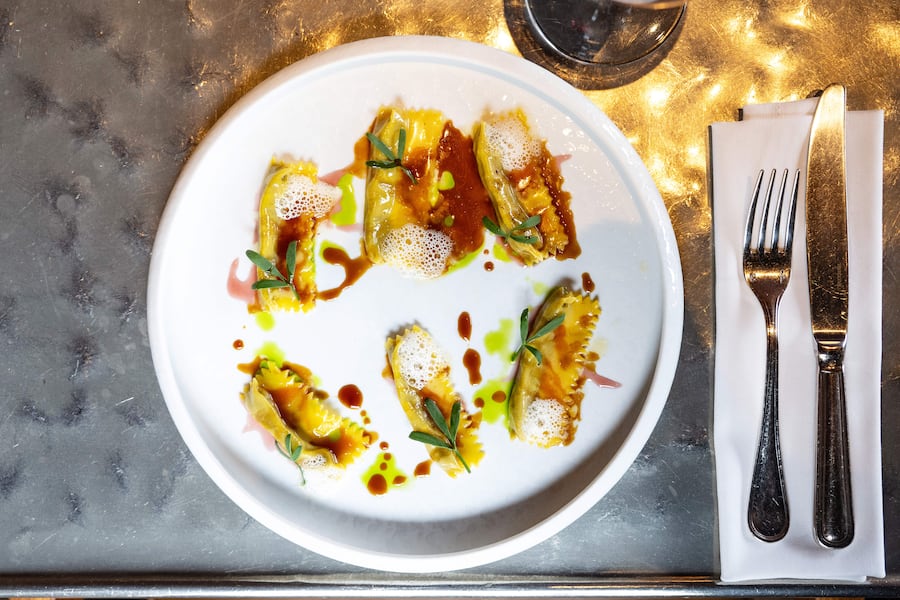 Wilde Sache: Ravioli mit Gams-Füllung in der «Eden Kitchen».