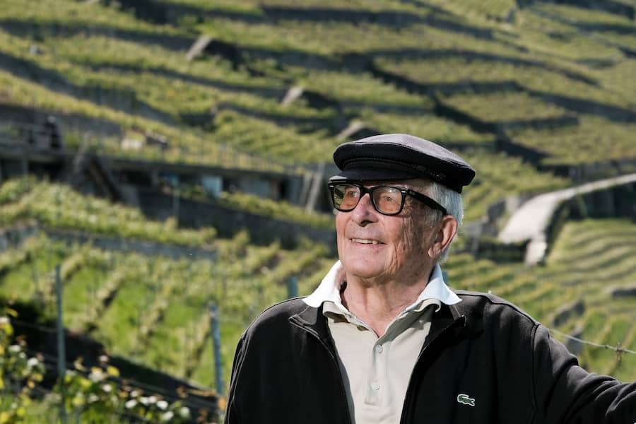 Louis Philippe Bovard dans ces vignes du Lavaux