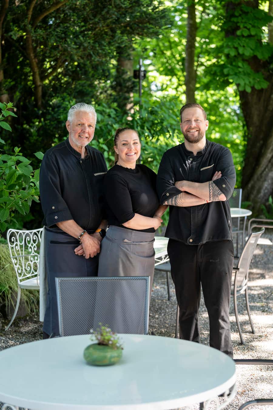 Maibock Restaurant Eichmuehle, Wädenswil, Vater Jürgen, Schwester Debi, Oli Eder