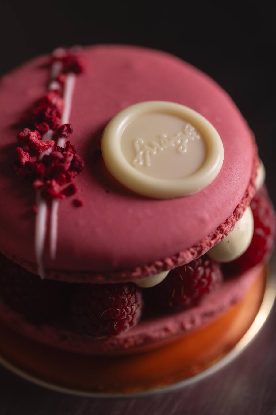 Sprüngli, Luxemburgerli, Pâtisserie Luxemburgerli Himbeer