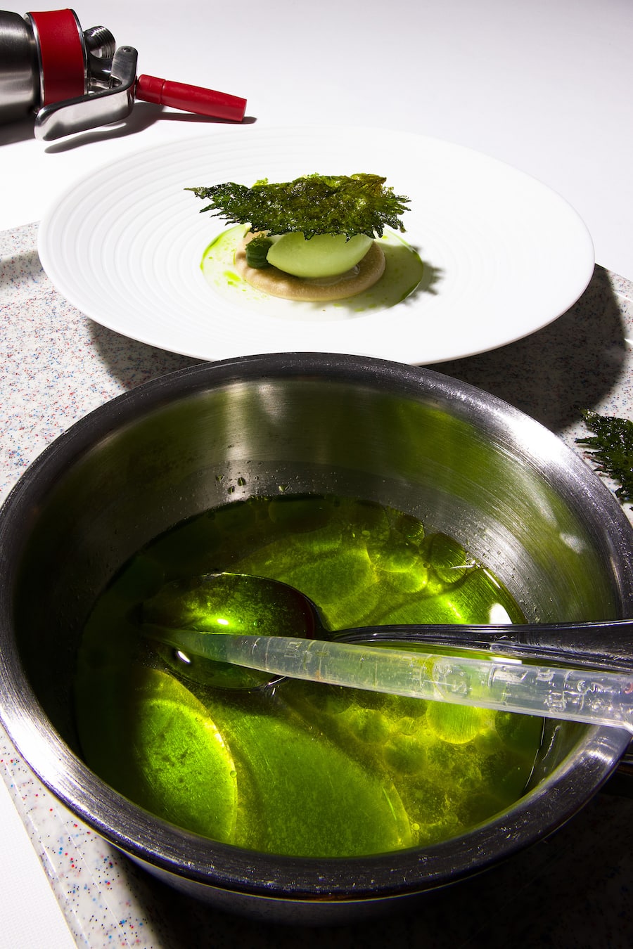 Predessert Shiso Apfel