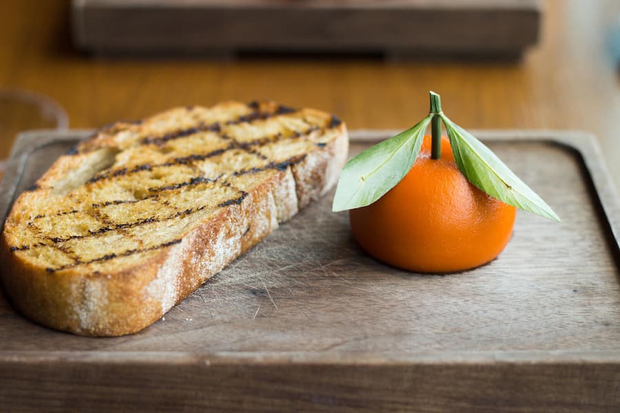 Fine Dining Bread and Paté Meat Fruit by Heston Blumenthal