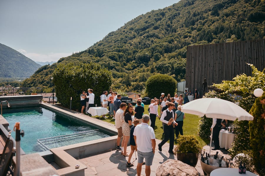 60 Jeunes Restaurateurs waren nach Intragna gereist