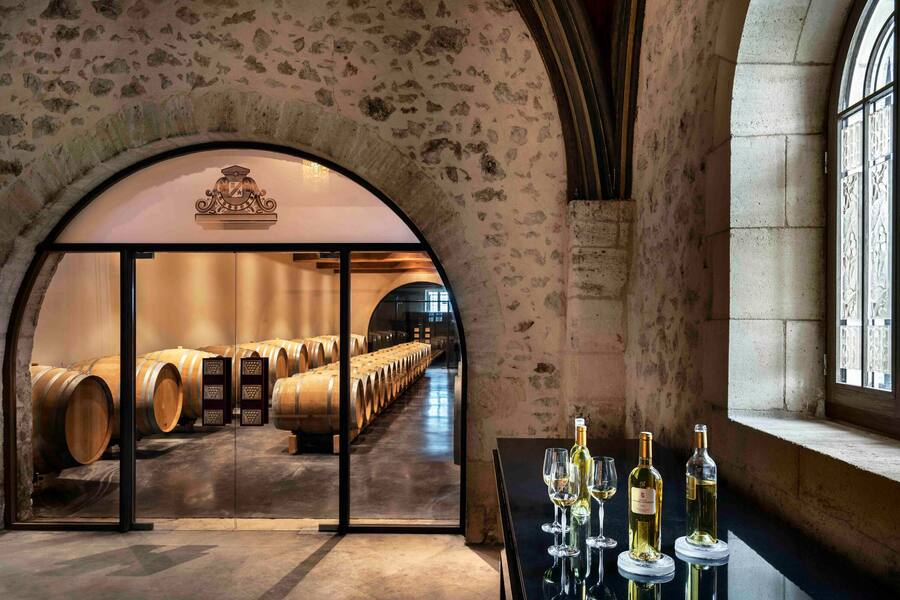 Oenotourisme, Oenotourismus Château Lafaurie-Peyraguey, Lalique Hotel, Bommes, FRA Château Lafaurie-Peyraguey, Lalique Hotel, Bommes, FRA