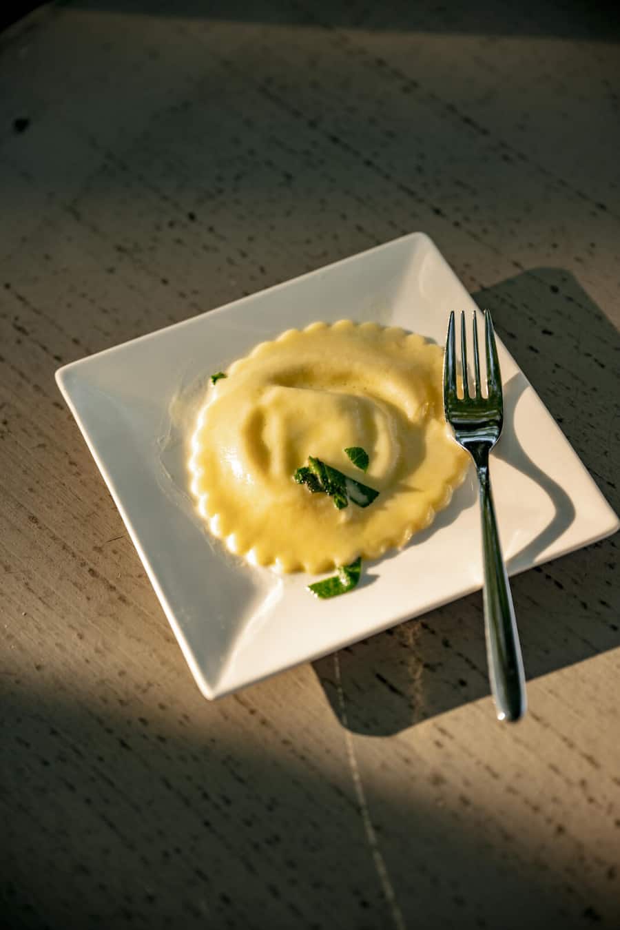 Cappellacci mit Ricotta GMC - Bella Italia - Mag Launch - Terasse, Zürich Switzerland