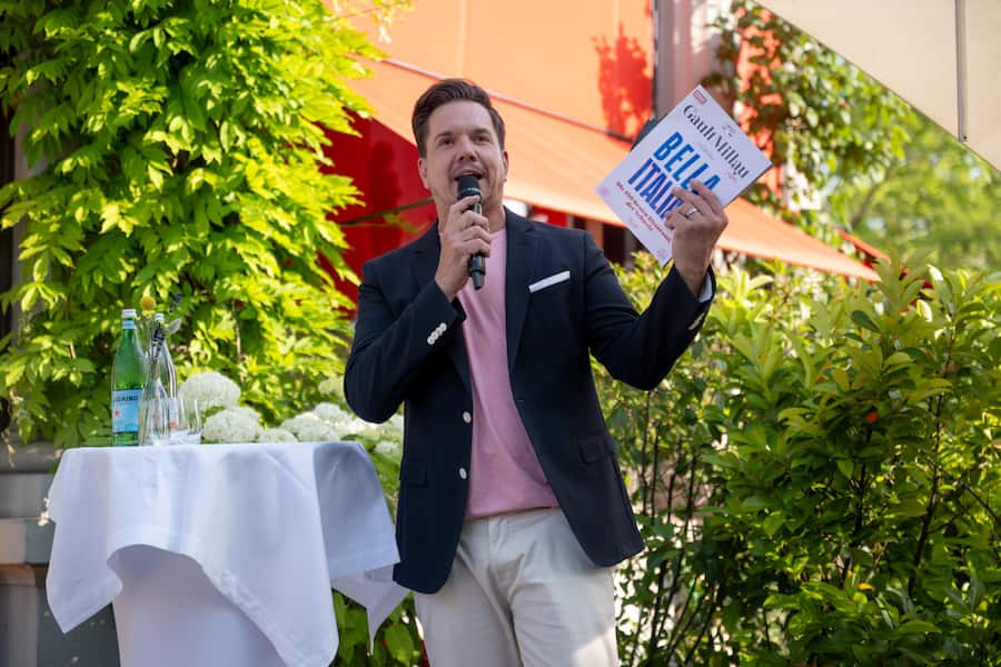 GSven Epiney moderierte den Event und ist von «Bella Italia» sehr begeistert.