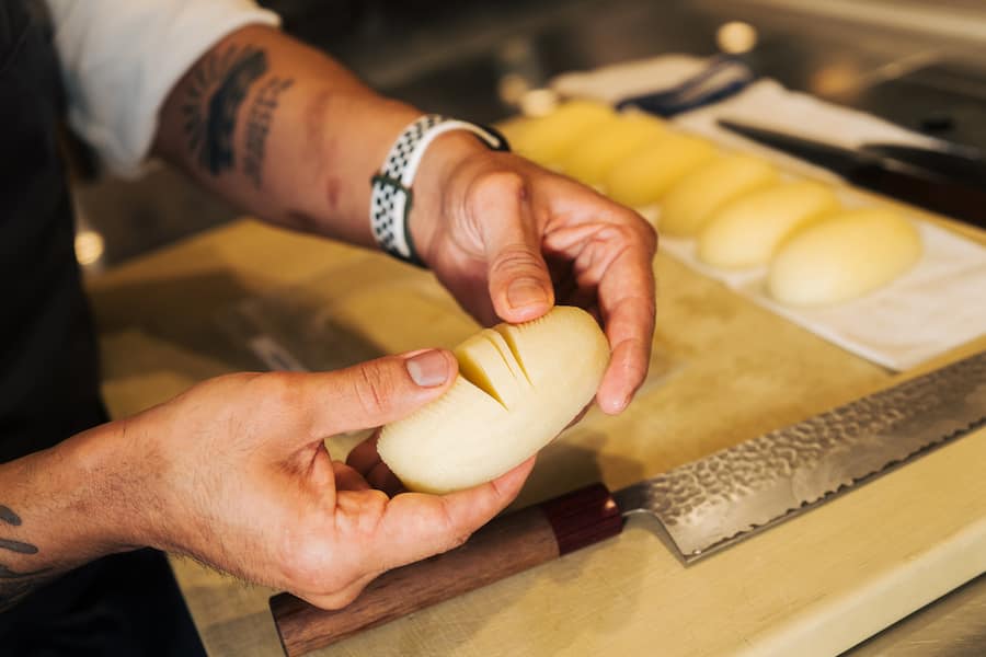 Hasselback Kartoffel EMP Style