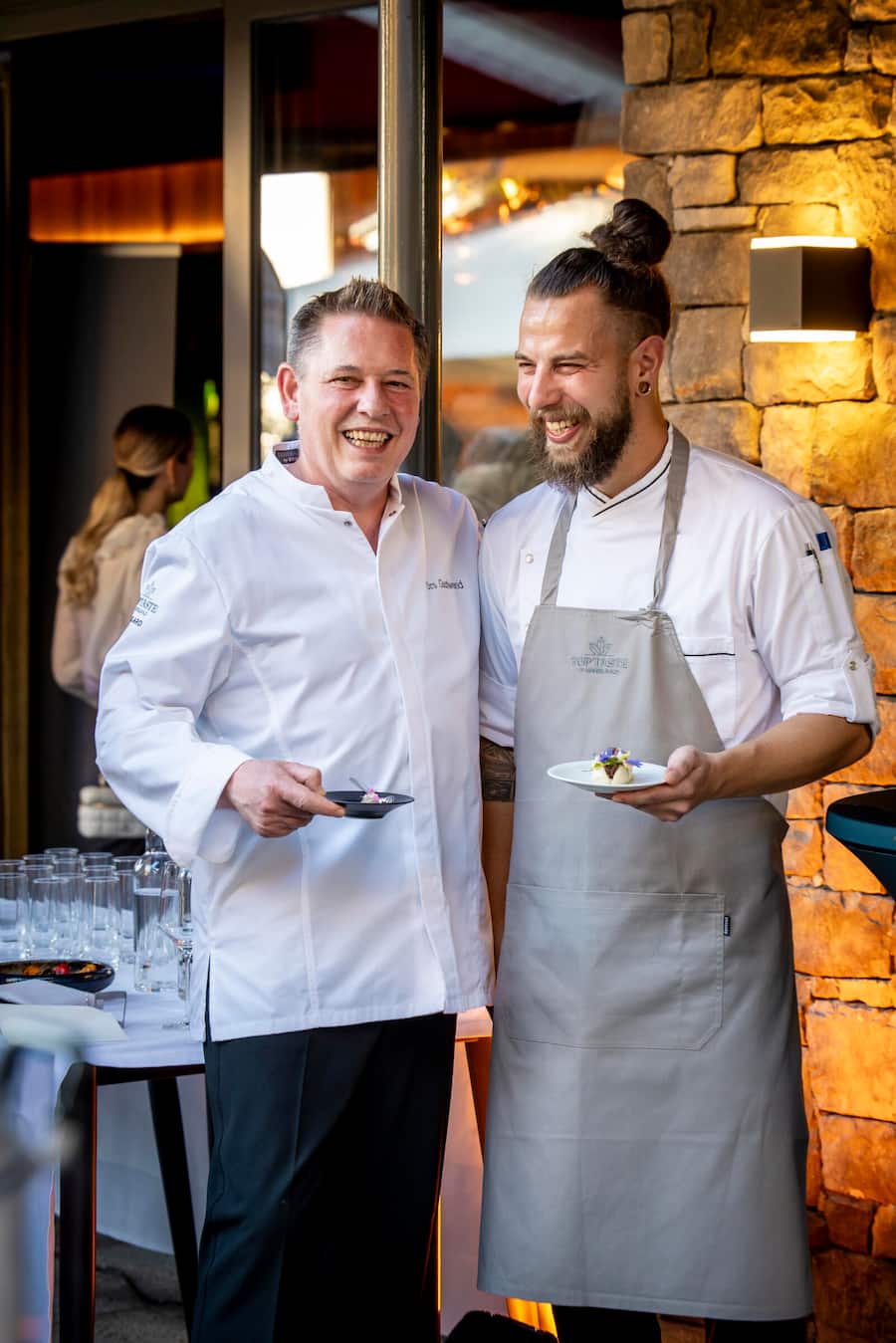 Urs Gschwend mit Sous Chef Márton Zuber / Bergwelt Grindelwald