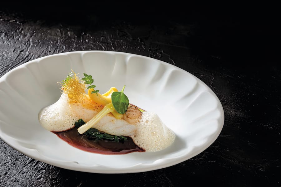 Steinbutt · Beurre rouge · Ochsenmark