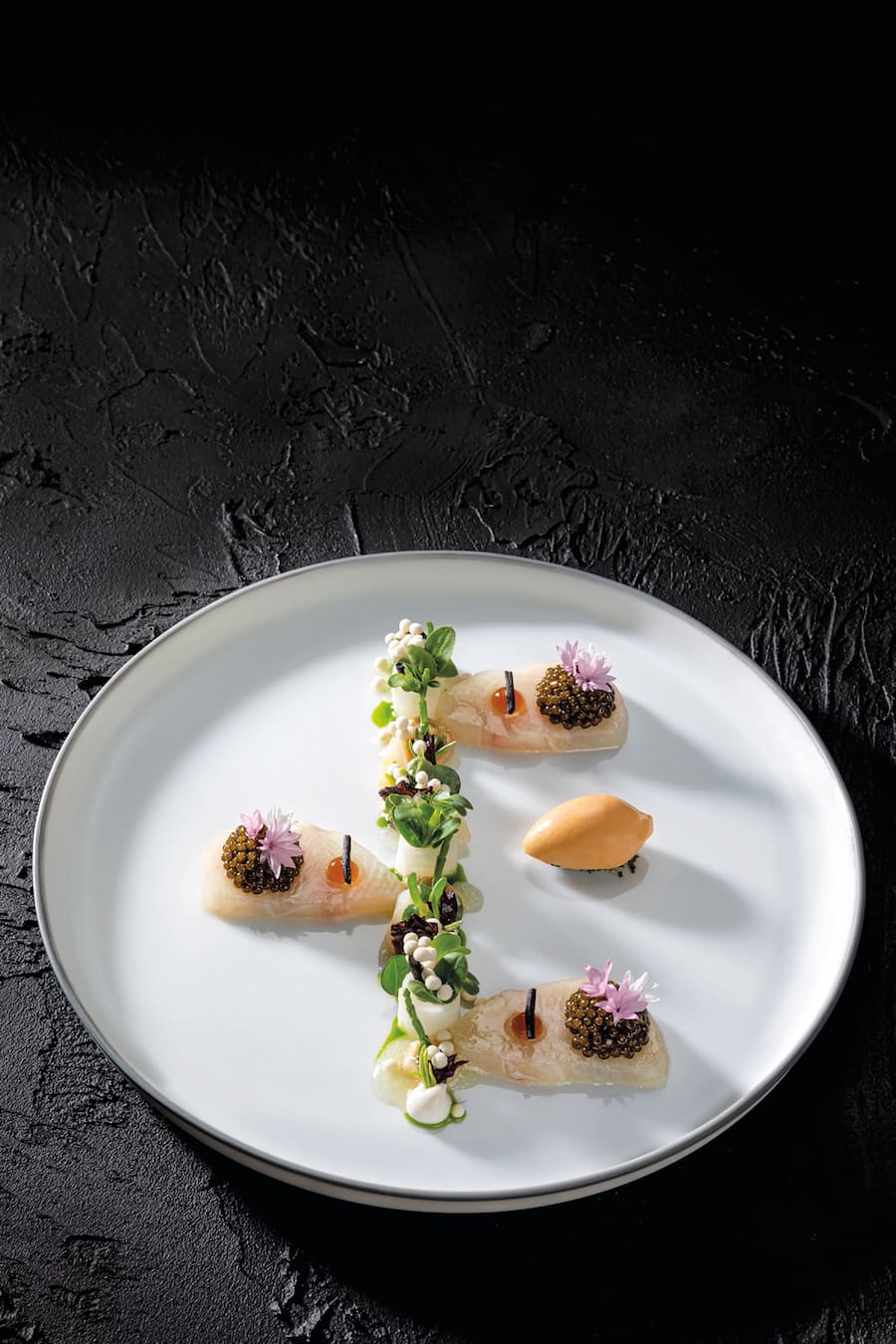 âJapanisches Meerâ â Kampachi · Meeresfrüchte · Strandkräuter