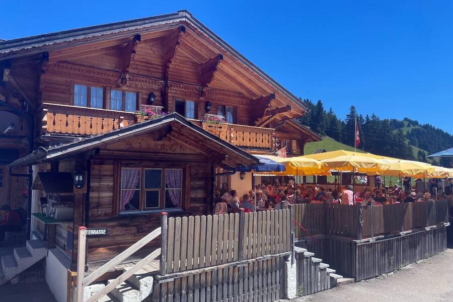 Berghotel Hornberg Terrasse im Sommer