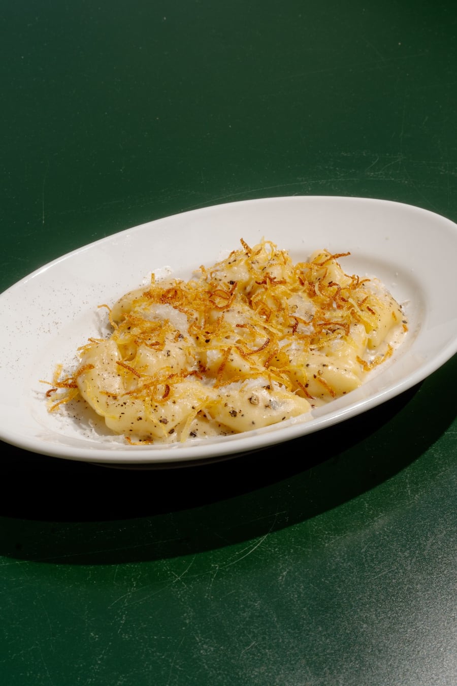 Ein Signature Dish, den es auch an der Party gab: Gnocchi Cacio e Pepe.