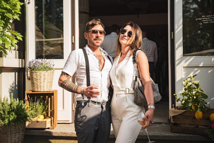 GMC - Bella Italia - Mag Launch - Terasse, Zürich Switzerland - Fabio Negrini & Anna Kopina vom Negrini Altdorf