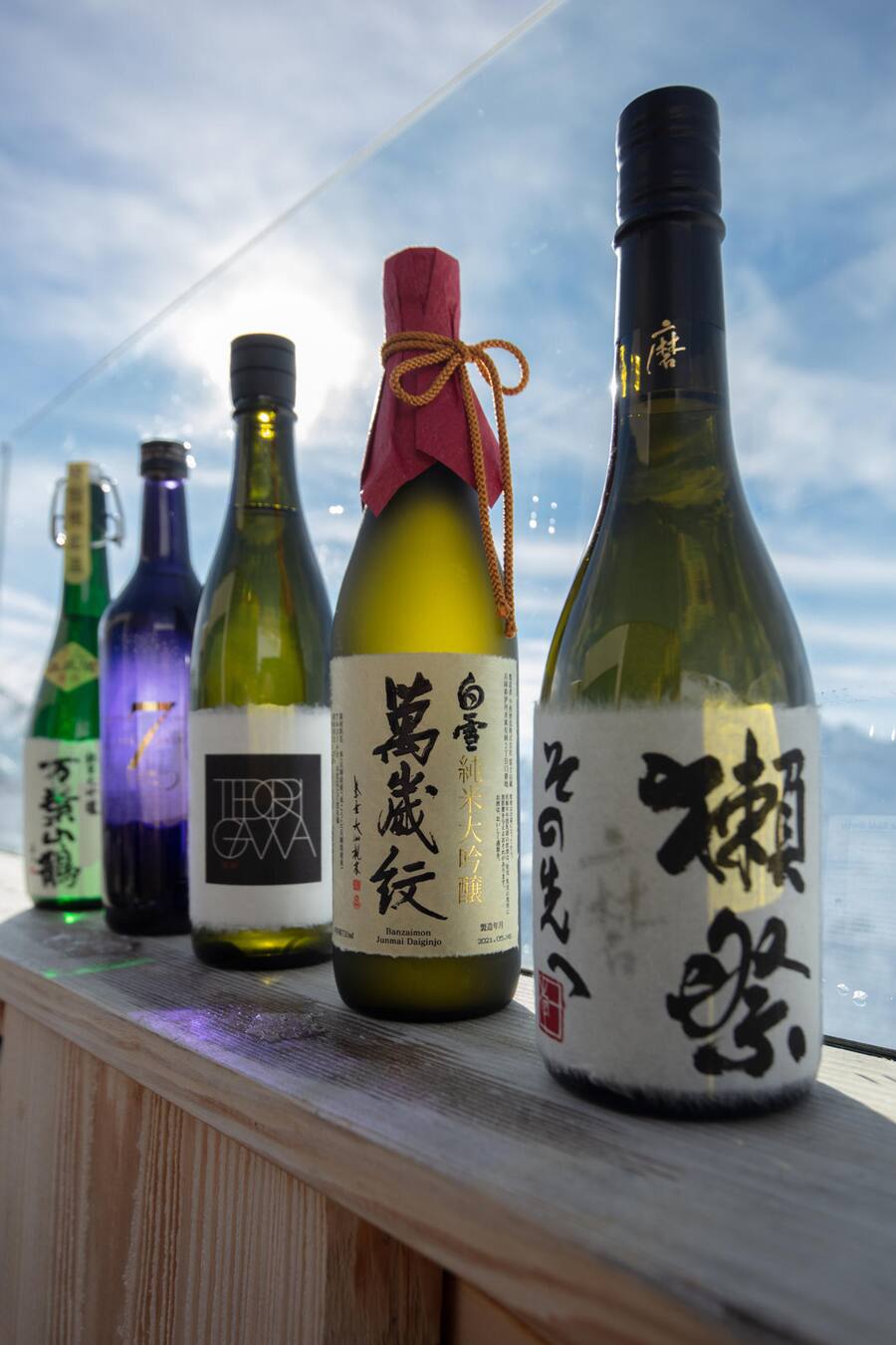 Japanischer Sake auf dem Gütsch