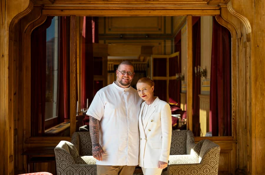 Chef Eric Vildgaard mit seiner Frau Tina Kragh Vildgaard.