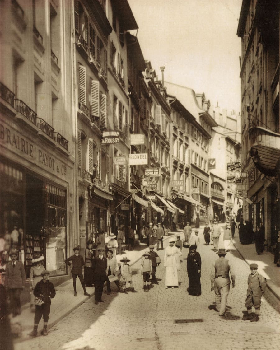 Knut Schwander au magasin Blondel à Cheng Du en Chine