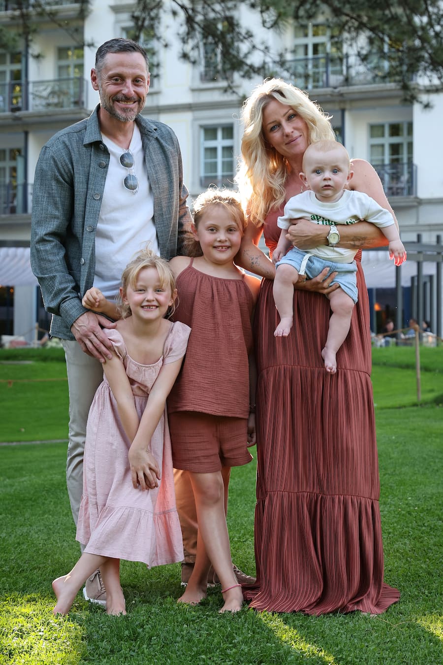 Mark Streit reiste mit seiner Familie an: Ehefrau Fabienne, die Kids Josephine, Victoria und Nicklas.