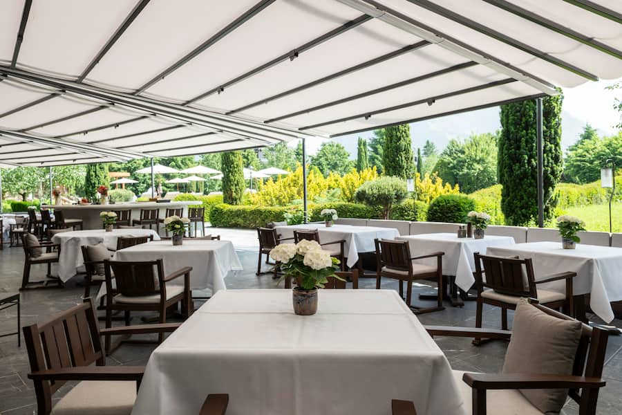 The Alpina Gstaad Terasse