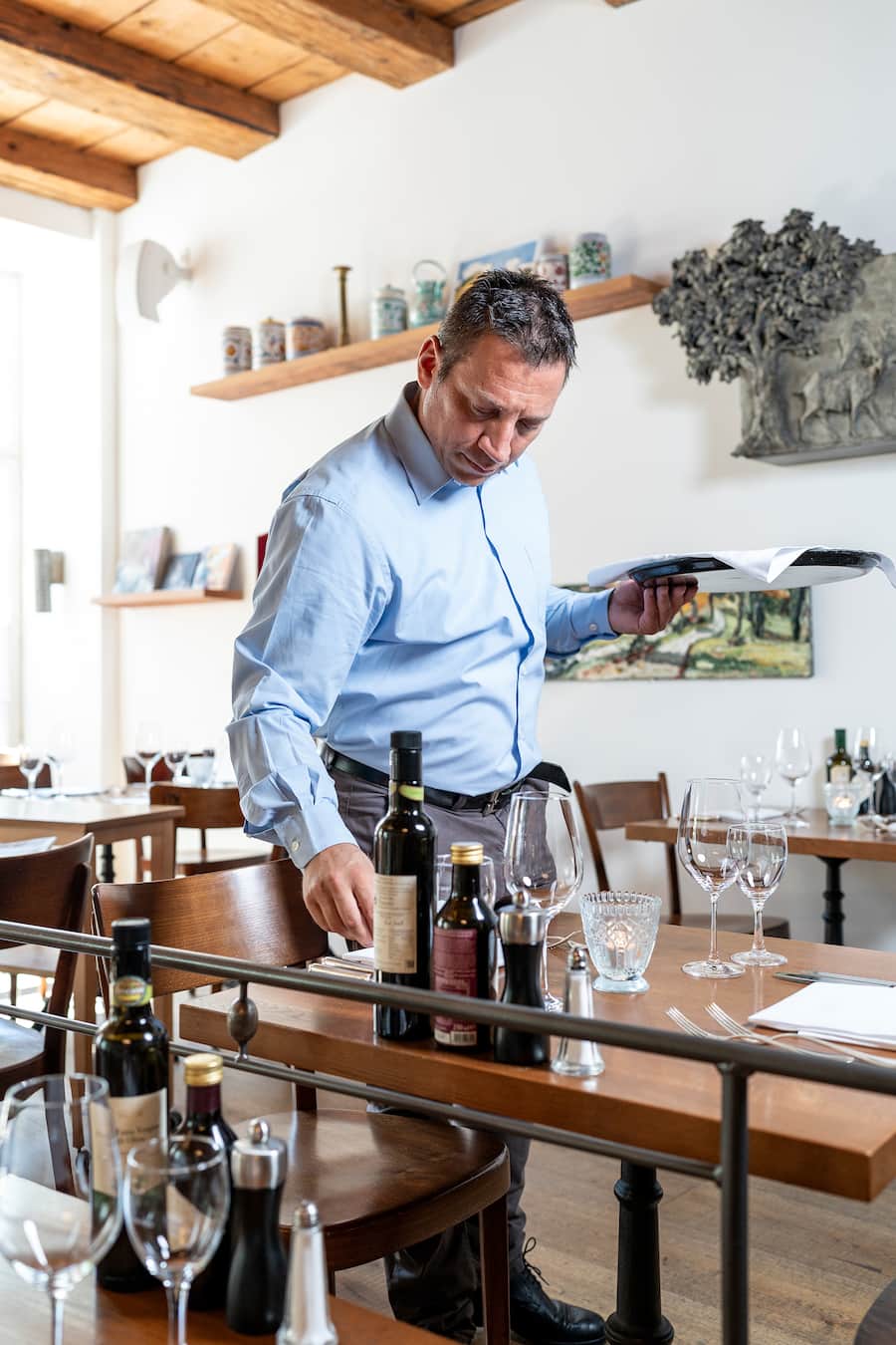 Gerberstube, Schaffhausen, Gastgeber Walter Mazzeo